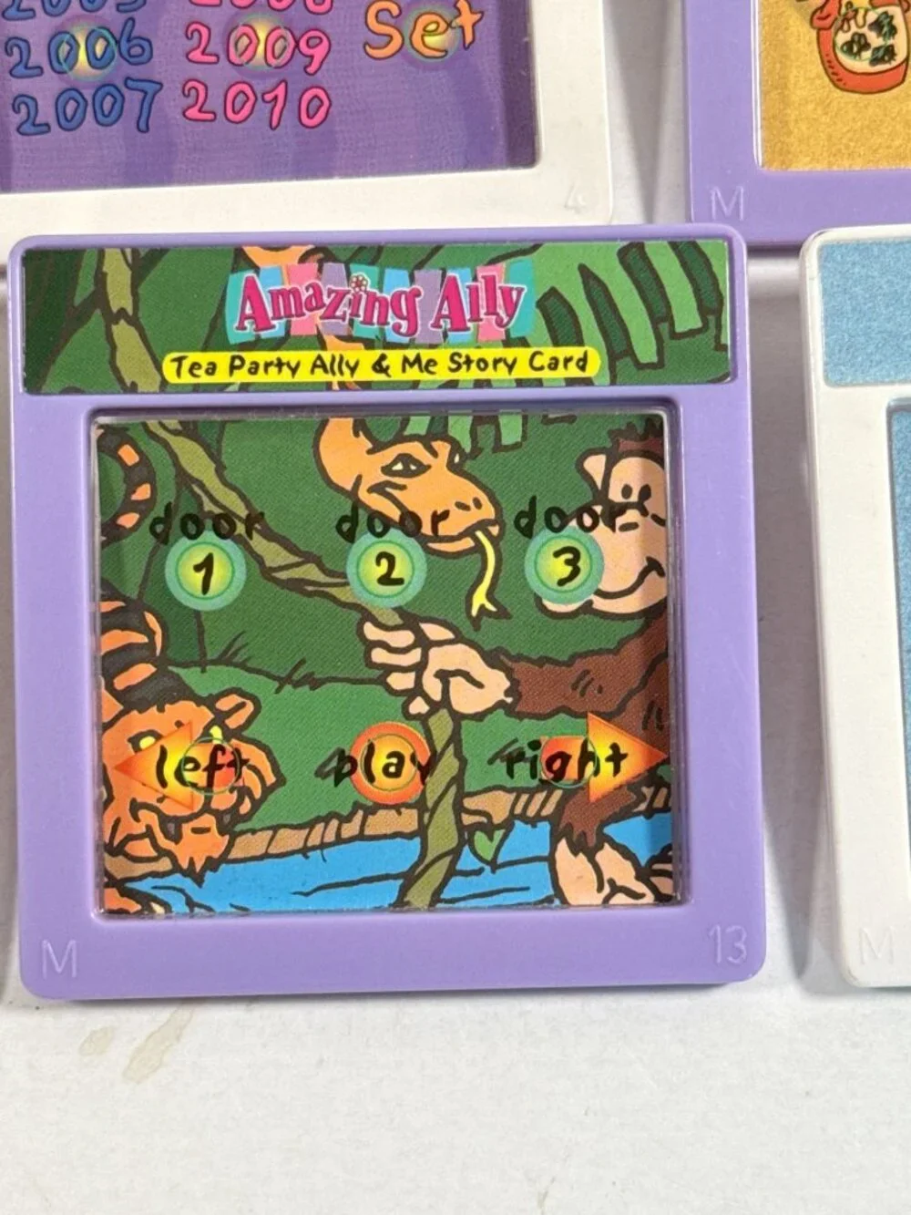 Vintage Amazing Ally Activity Tea Party Date Holiday Story Card Toy Replacements
